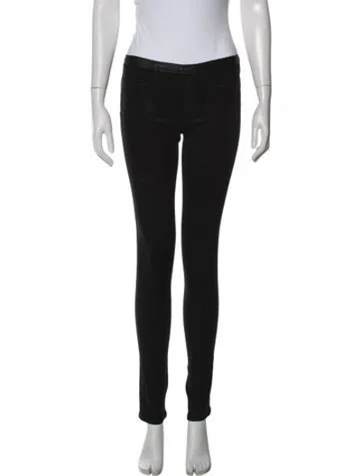 Pre-owned Helmut Lang Skinny Leg Pants In Black