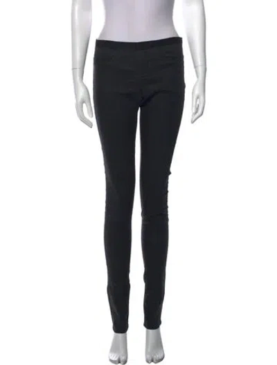 Pre-owned Helmut Lang Skinny Leg Pants In Black