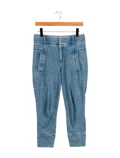 Pre-owned Helmut Lang Skinny Leg Pants In Blue