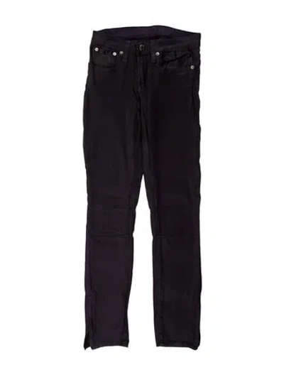Pre-owned Helmut Lang Skinny Leg Pants In Blue