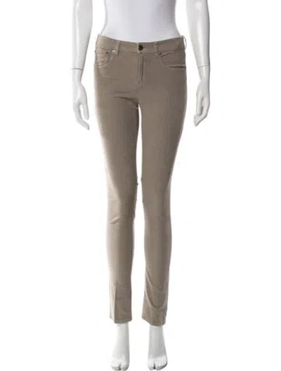 Pre-owned Helmut Lang Skinny Leg Pants In Blue