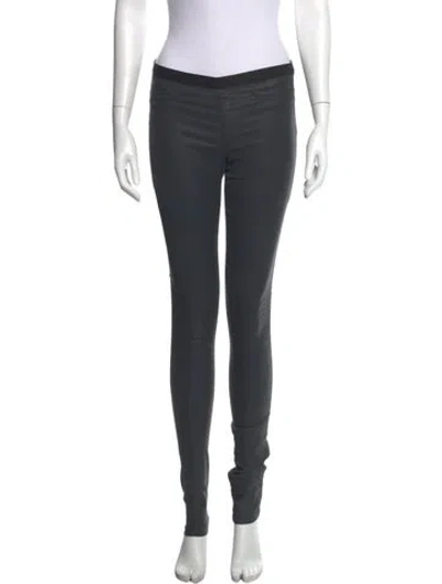 Pre-owned Helmut Lang Skinny Leg Pants In Gray