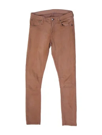 Pre-owned Helmut Lang Skinny Leg Pants In Neutral
