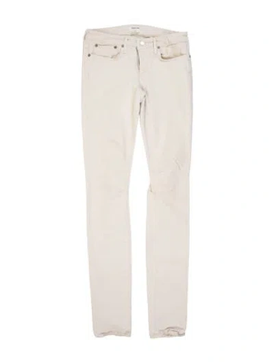 Pre-owned Helmut Lang Skinny Leg Pants In Neutral
