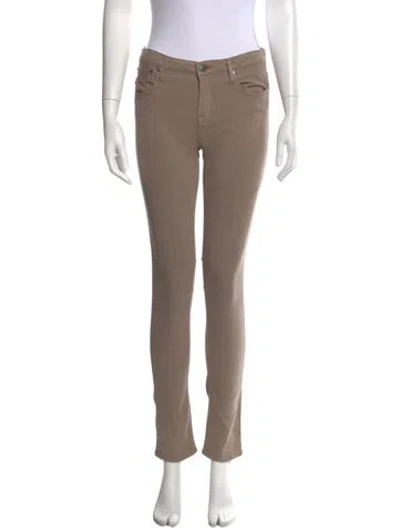 Pre-owned Helmut Lang Skinny Leg Pants In Neutrals