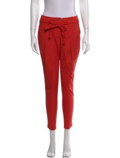Pre-owned Helmut Lang Skinny Leg Pants In Red