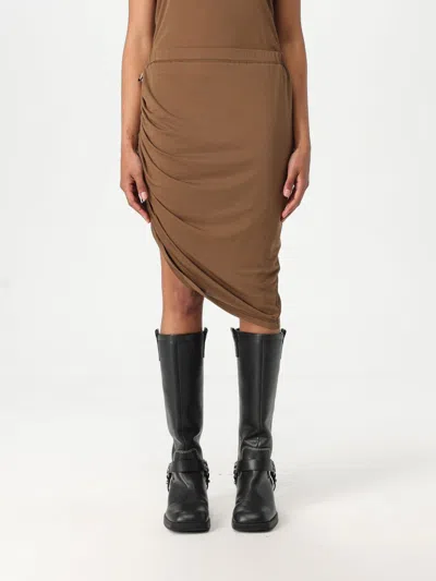Helmut Lang Skirt  Woman Color Cocoa
