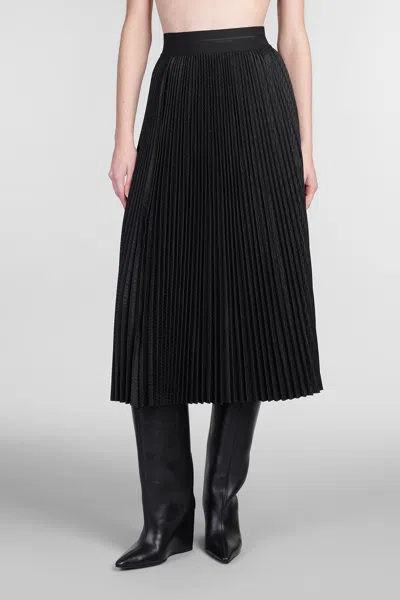 Helmut Lang Skirt In Black Polyester