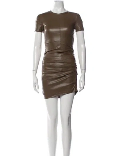 Pre-owned Helmut Lang Skirt Set In Brown