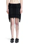 Helmut Lang Skirt In Black Rayon