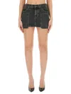 Helmut Lang Cargo Skirt In Grey