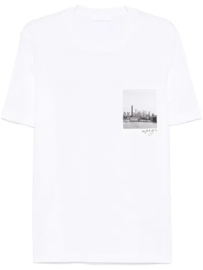 HELMUT LANG SKYLINE POSTCARD T-SHIRT