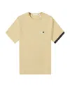 Helmut Lang Slant Logo Crew Neck T-shirt In Nude