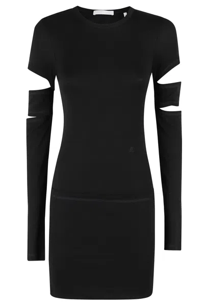 Helmut Lang Slash Ls Fitted Mini Dress