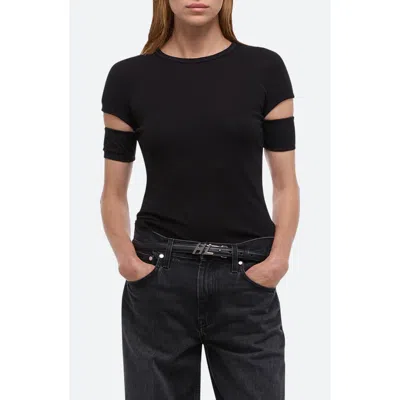 Helmut Lang Cuff T-shirt In Black