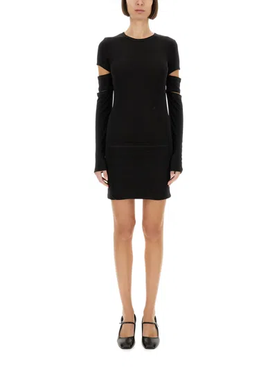 HELMUT LANG "SLASHED" DRESS