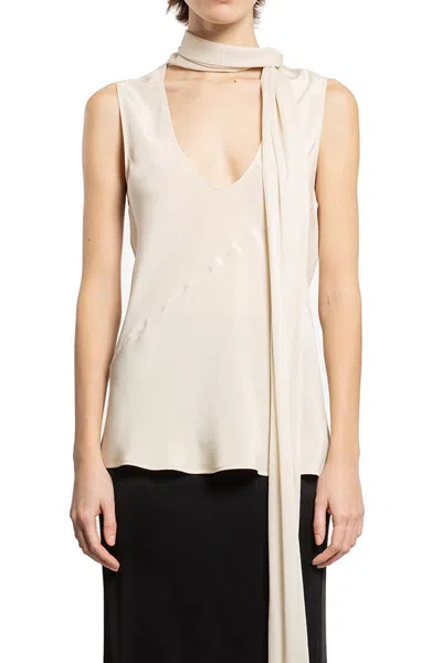 Helmut Lang Sleeveless In Beige