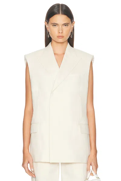 HELMUT LANG SLEEVELESS BLAZER