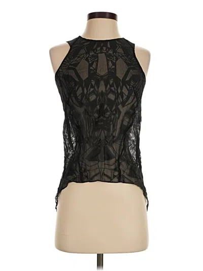 Pre-owned Helmut Lang Sleeveless Blouse In Black