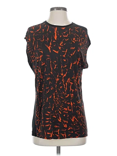 Pre-owned Helmut Lang Sleeveless Blouse In Orange