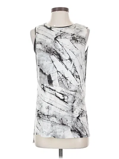 Pre-owned Helmut Lang Sleeveless Blouse In Silver