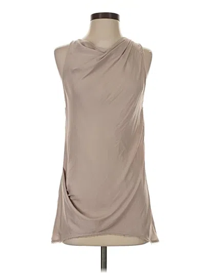 Pre-owned Helmut Lang Sleeveless Blouse In Tan