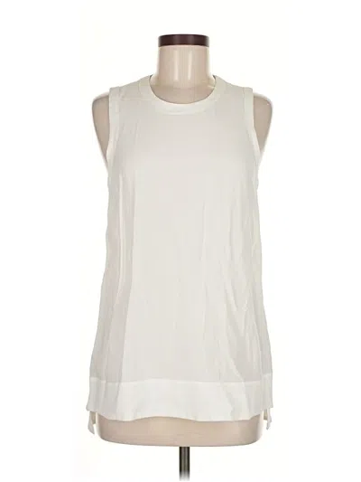 Pre-owned Helmut Lang Sleeveless Blouse In White