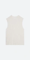 HELMUT LANG SLEEVELESS CRUSHED KNIT TOP