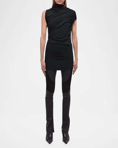 HELMUT LANG SLEEVELESS JERSEY WIND TOP