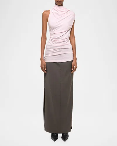 Helmut Lang Sleeveless Wind Top In Pink
