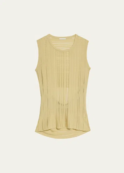 HELMUT LANG SLEEVELESS OPEN-BACK TOP
