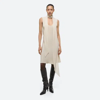 HELMUT LANG SLEEVELESS SCARF DRESS
