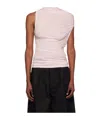 Helmut Lang Sleeveless Shirt In Black