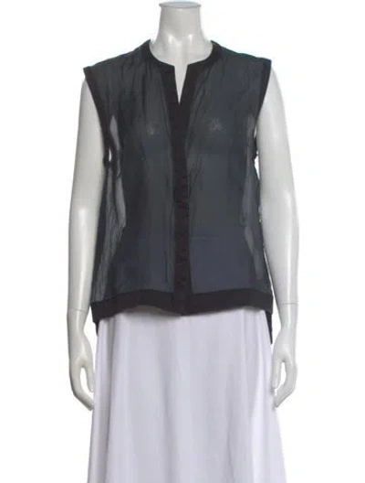 Pre-owned Helmut Lang Sleeveless Top In Black