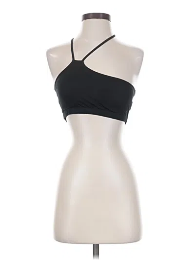 Pre-owned Helmut Lang Sleeveless Top Black Halter Neckline Tops