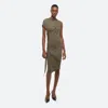Helmut Lang Sleeveless Wind Dress In Olive