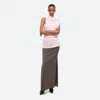 Helmut Lang Sleeveless Wind Top In Dusty Pink