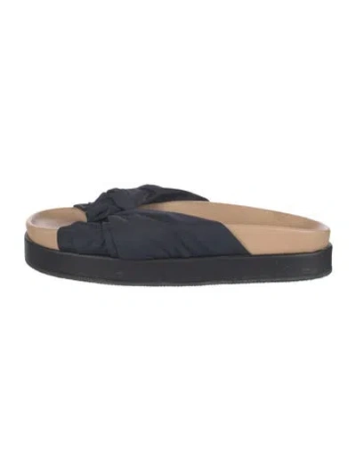 Pre-owned Helmut Lang Slides In Blue
