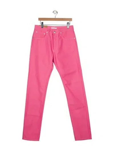 Pre-owned Helmut Lang Slim Fit Jeans W/ Tags In Pink