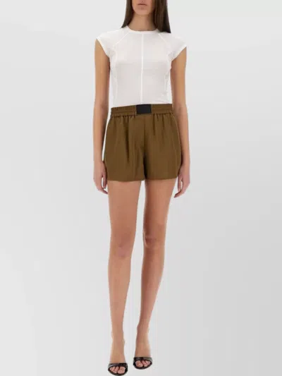 HELMUT LANG SLIM FIT SHEER CAP SLEEVE T-SHIRT
