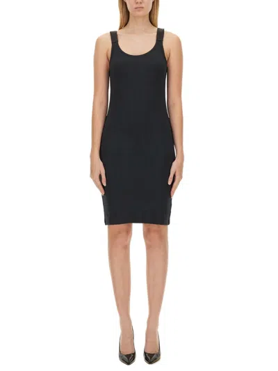 Helmut Lang Slim Fit Tank Dress In Black