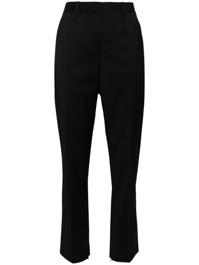 HELMUT LANG SLIM-FIT WOOL TROUSERS