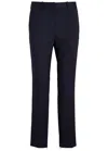 Helmut Lang Slim-leg Wool Trousers In Navy