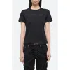 Helmut Lang Logo Embroidered Crew Neck Short Sleeve Top
