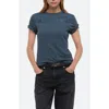 Helmut Lang Slim Logo T-shirt In Deep Sea - Ghk