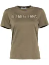 Helmut Lang Slim Logo Tee In Neutrals