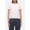 Helmut Lang Logo Embroidered Slim T-shirt In White