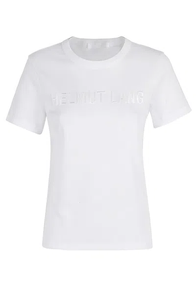 Helmut Lang Women's Slim Logo Tee White