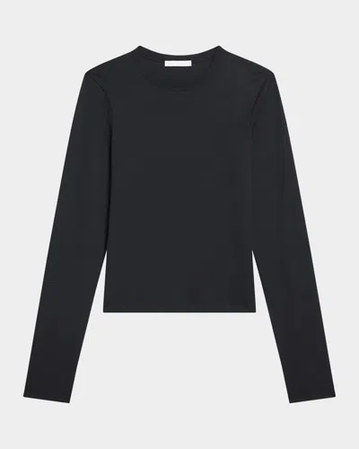 HELMUT LANG SLIM LONG-SLEEVE LOGO TEE