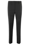 Helmut Lang Wool Bootcut Pants Black In Black